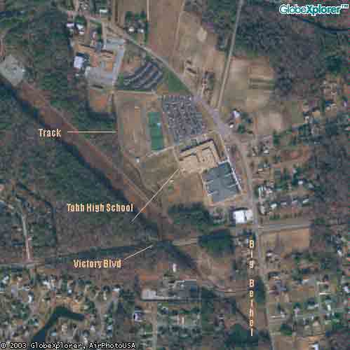 Satellite photo of Tabb High Track 